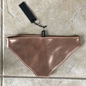 TRIANGL Rose Gold Bikini Set - Shiny Swimsuit
